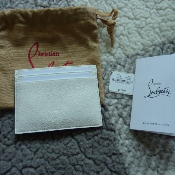 CHRISTIAN LOUBOUTIN Kios Studded Leather Card Case - Picture 4 of 9